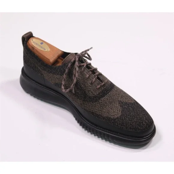 New! Cole-Haan 2.ZeroGrand Brown Stitchlite Ox Sneaker Wingtip Shoes 8.5 - Picture 7 of 12